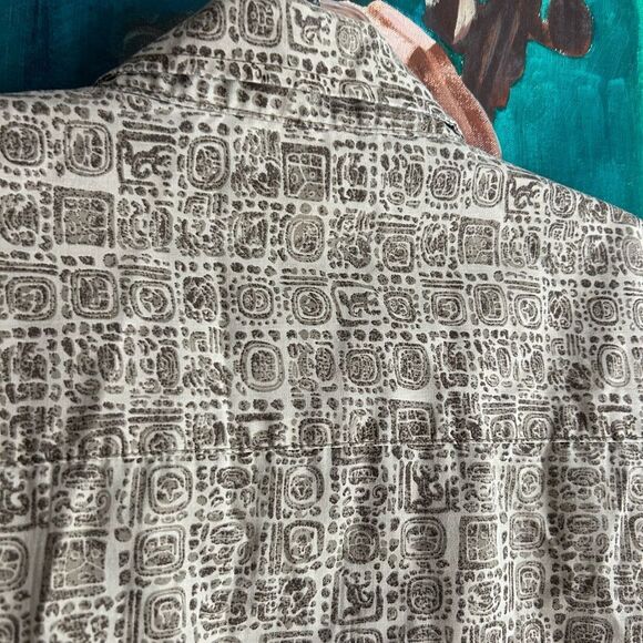 Arnold Palmer Casual Button-Down Shirt in Earthy Tones L - Picture 16 of 16